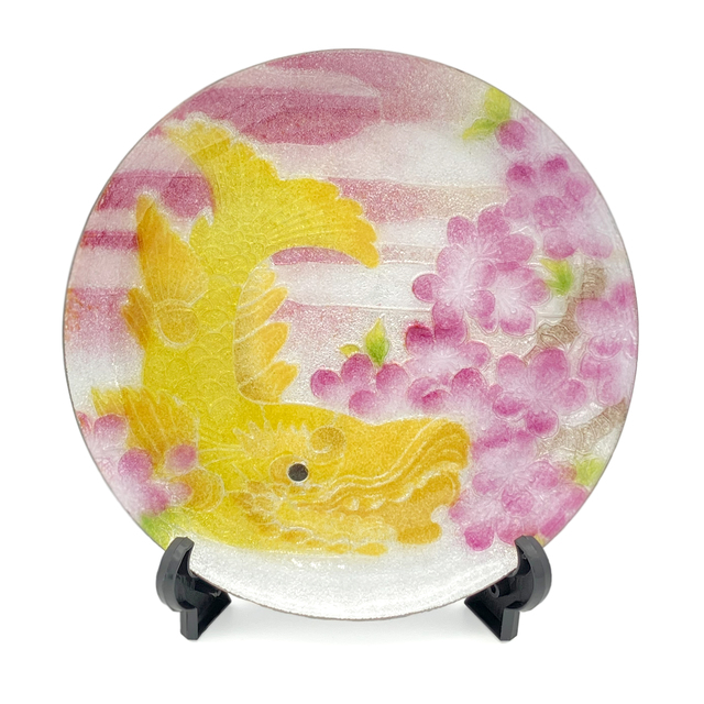【Nagoya store limited products】Ginsai (silvered) Cloisonne Plate