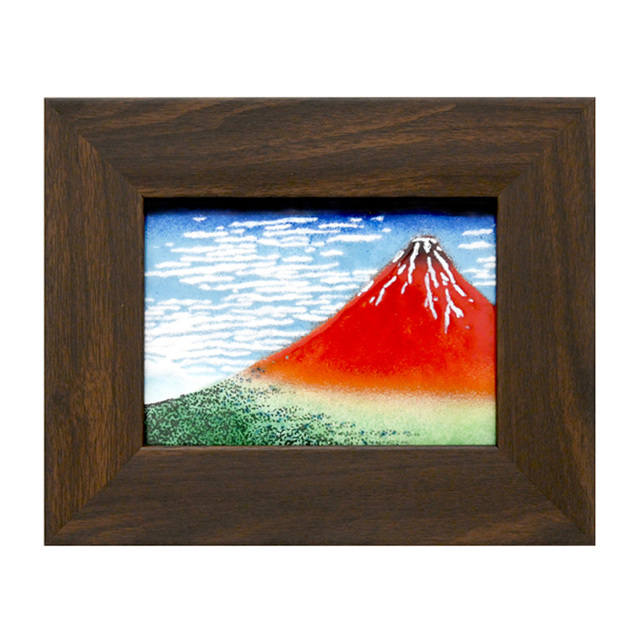 エマイユ浮世絵額