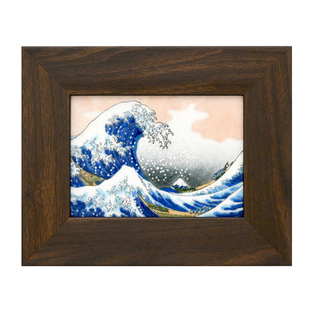エマイユ浮世絵額