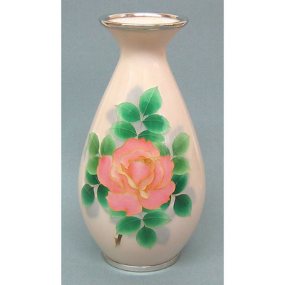 　有線変型玉釉薔薇花瓶