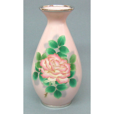 　有線変型玉釉薔薇花瓶