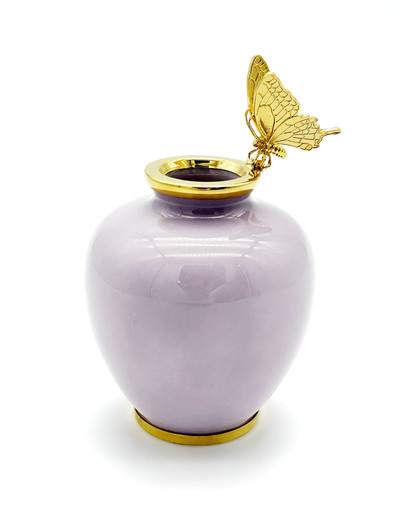 玉形蝶花瓶